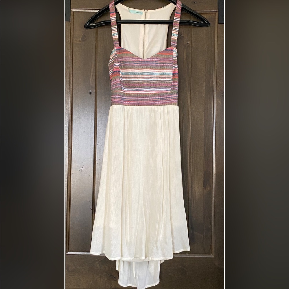 Maurice’s Open Back Off White Dress